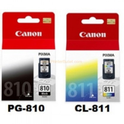Canon 810 + 811 ORIGINAL Ink Cartridge Set